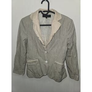 Rag & bone New York  hickory striped light button jacket blazer 4 / S